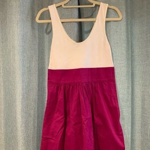 Pink and white Express dress